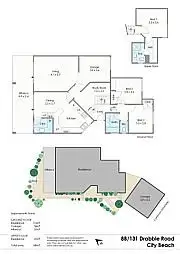 Floorplan of Homely townhouse listing, 8b/131 Drabble rd, City Beach WA 6015