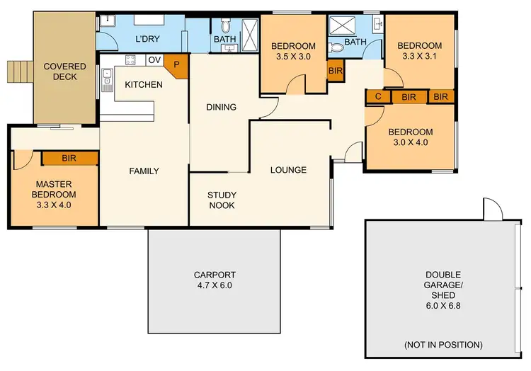 Floorplan of Homely house listing, 9 Rathmullen Road, Boronia VIC 3155