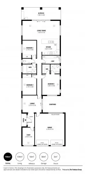 Floorplan of Homely house listing, 41B Hambledon Road, Campbelltown SA 5074