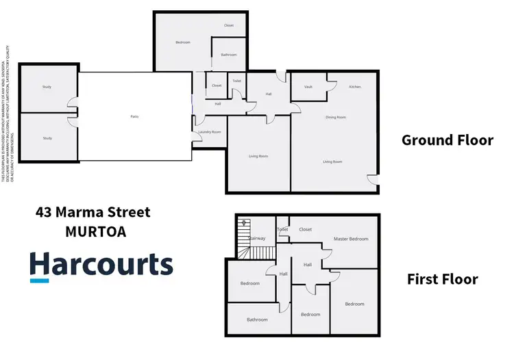 Floorplan of Homely house listing, 43 Marma Street, Murtoa VIC 3390