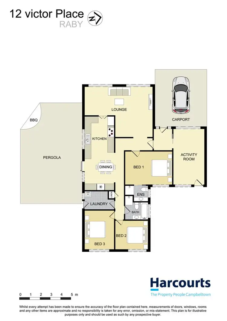 Floorplan of Homely house listing, 12 Victor Place, Raby NSW 2566