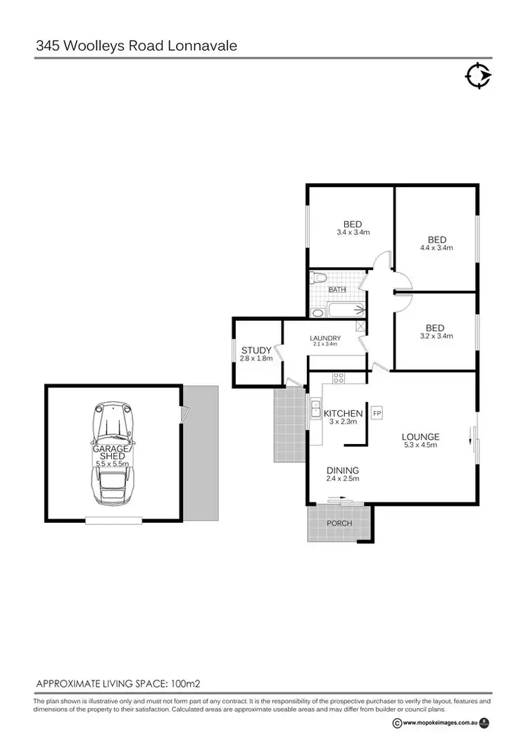 Floorplan of Homely house listing, 345 Woolleys Road, Lonnavale TAS 7109