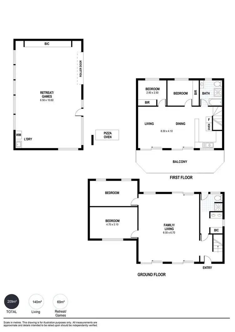 Floorplan of Homely house listing, 178 Surfers Parade, Middleton SA 5213