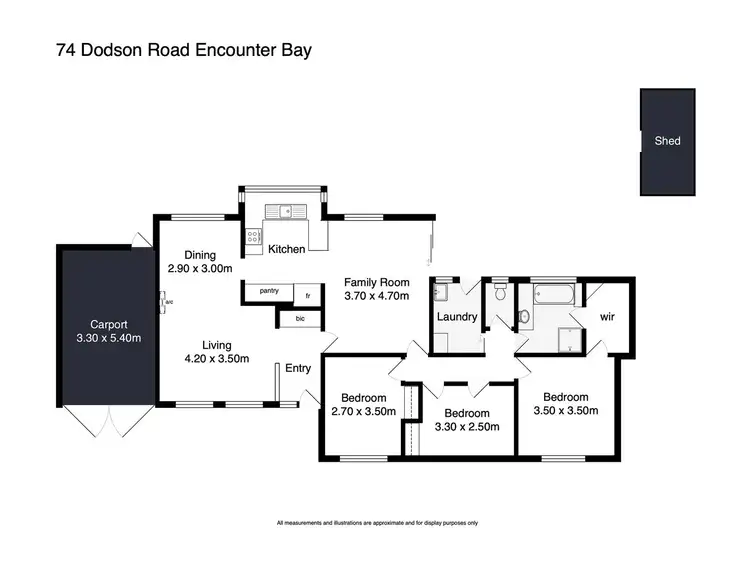 Floorplan of Homely house listing, 74 Dodson Road, Encounter Bay SA 5211