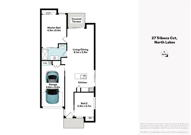 Floorplan of Homely house listing, 27 Tribeca cct, North Lakes QLD 4509