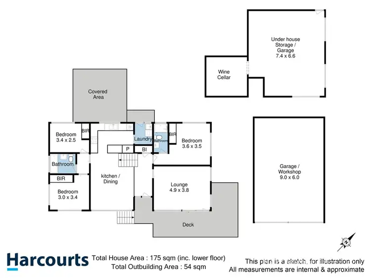 Floorplan of Homely house listing, 80 Crystal Downs Drive, Blackmans Bay TAS 7052