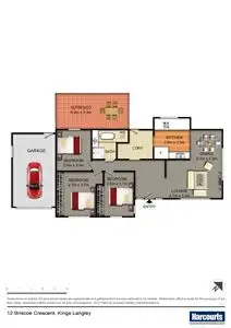 Floorplan of Homely house listing, 12 Briscoe Crescent, Kings Langley NSW