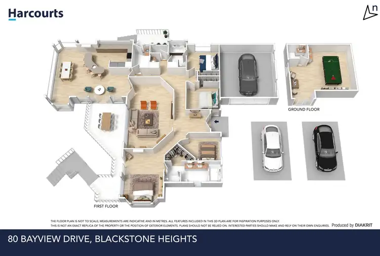Floorplan of Homely house listing, 80 Bayview Drive, Blackstone Heights TAS 7250