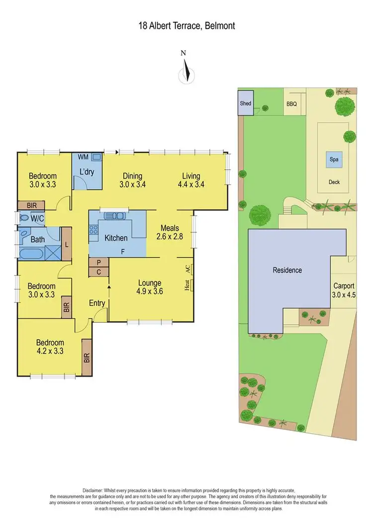 Floorplan of Homely house listing, 18 Albert Terrace, Belmont VIC 3216