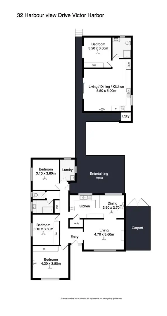 Floorplan of Homely house listing, 32 Harbour View Terrace, Victor Harbor SA 5211