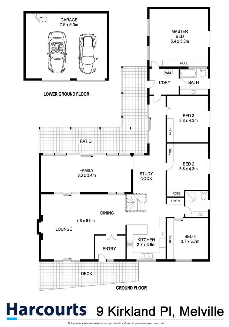 Floorplan of Homely house listing, 9 Kirkland Place, Melville WA 6156