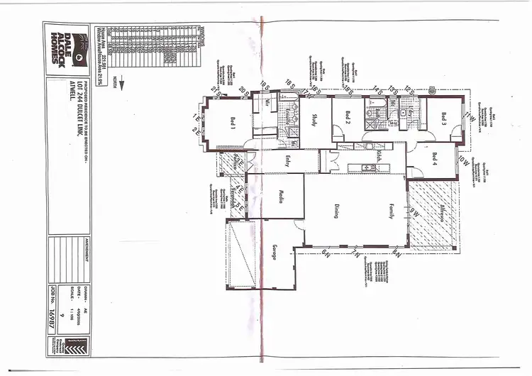 Floorplan of Homely house listing, 16 Dulcet Link, Atwell WA 6164