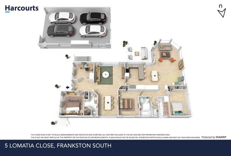 Floorplan of Homely house listing, 5 Lomatia Close, Frankston South VIC 3199