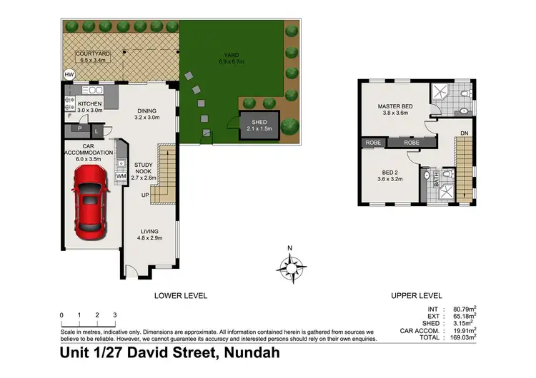 Floorplan of Homely townhouse listing, 1/27 David St, Nundah QLD 4012