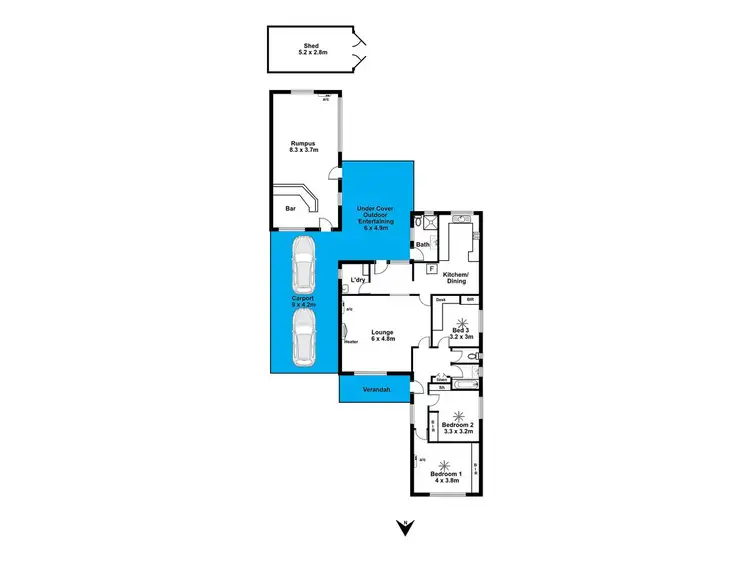 Floorplan of Homely house listing, 12 Ranelagh Street, Glengowrie SA 5044