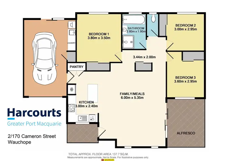 Floorplan of Homely villa listing, 2/170 Cameron Street, Wauchope NSW 2446