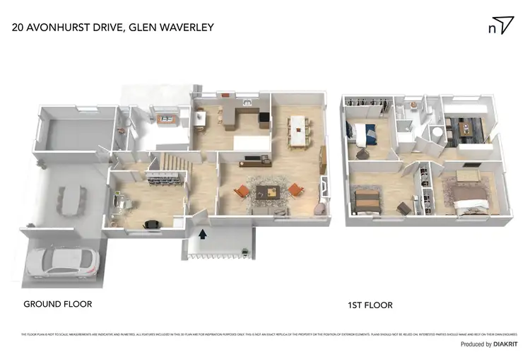 Floorplan of Homely house listing, 20 Avonhurst Drive, Glen Waverley VIC 3150