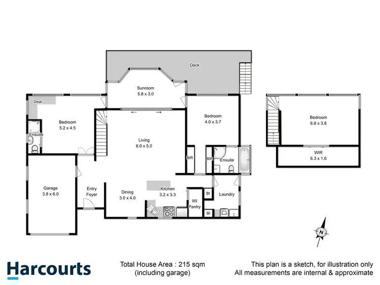 Floorplan of Homely house listing, 26 Meadows Place, Opossum Bay TAS 7023