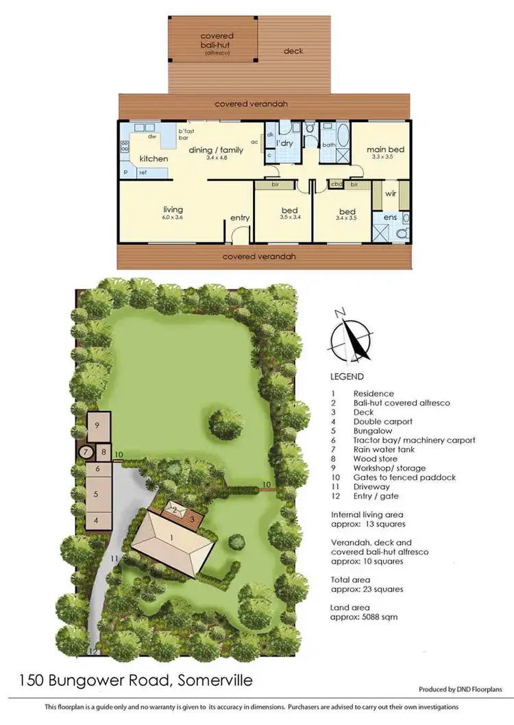 Floorplan of Homely rural property listing, 150 Bungower Road, Somerville VIC 3912