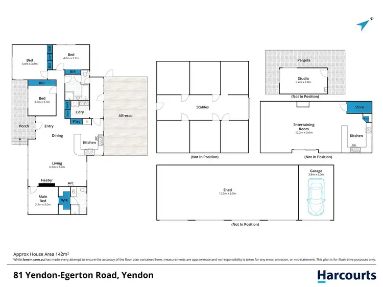 Floorplan of Homely house listing, 81 Yendon-Egerton Road, Yendon VIC 3352