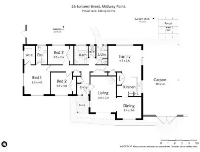 Floorplan of Homely house listing, 26 Suncrest Street, Midway Point TAS