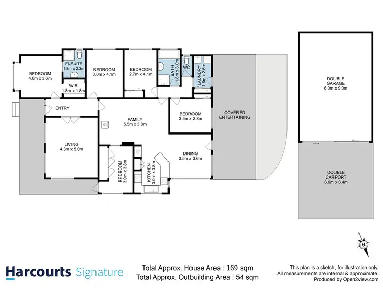 Floorplan of Homely house listing, 2 Penelope Place, Acton Park TAS 7170