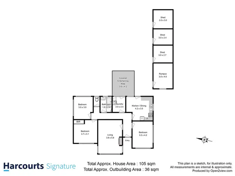 Floorplan of Homely house listing, 294 East Derwent Highway, Geilston Bay TAS 7015
