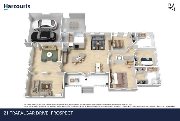Floorplan of Homely house listing, 21 Trafalgar Drive, Prospect Vale TAS 7250