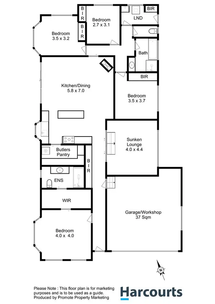 Floorplan of Homely house listing, 56 Braeview Drive, Old Beach TAS 7017