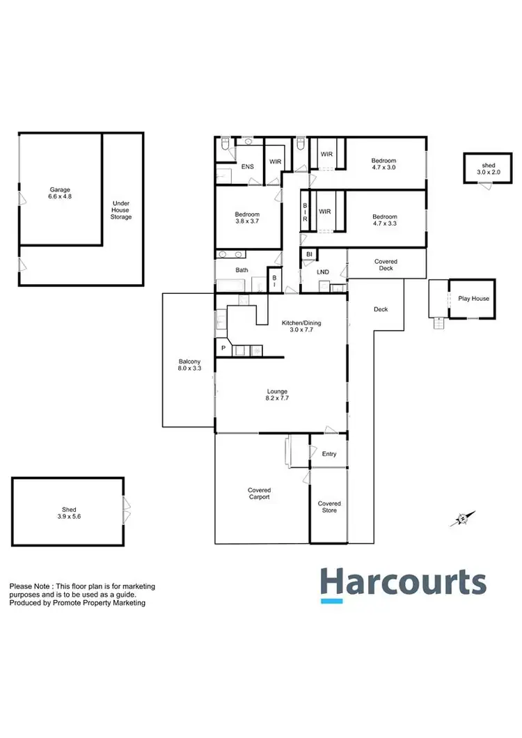Floorplan of Homely house listing, 128 Axiom Way, Acton Park TAS 7170