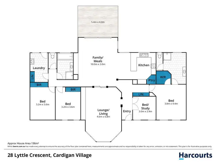 Floorplan of Homely house listing, 28 Lyttle Crescent, Cardigan Village VIC 3352