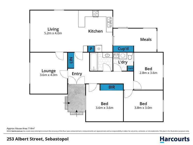 Floorplan of Homely house listing, 253 Albert Street, Sebastopol VIC 3356