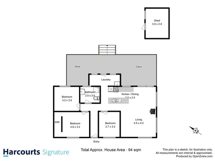 Floorplan of Homely house listing, 15 Third Avenue, Midway Point TAS 7171