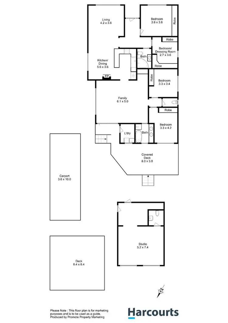 Floorplan of Homely house listing, 65 Montagu Street, New Norfolk TAS 7140