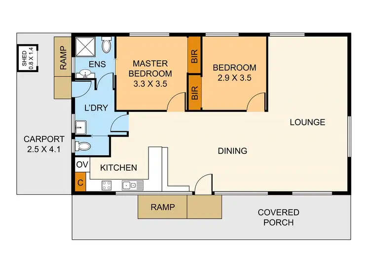 Floorplan of Homely house listing, 11A Parker Avenue, Boronia VIC 3155