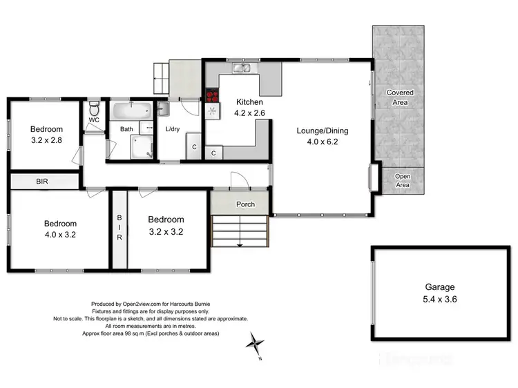 Floorplan of Homely house listing, 26 Paraka Street, Parklands TAS 7320
