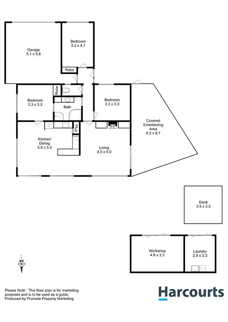 Floorplan of Homely house listing, 254 Lewisham Scenic Drive, Lewisham TAS 7173