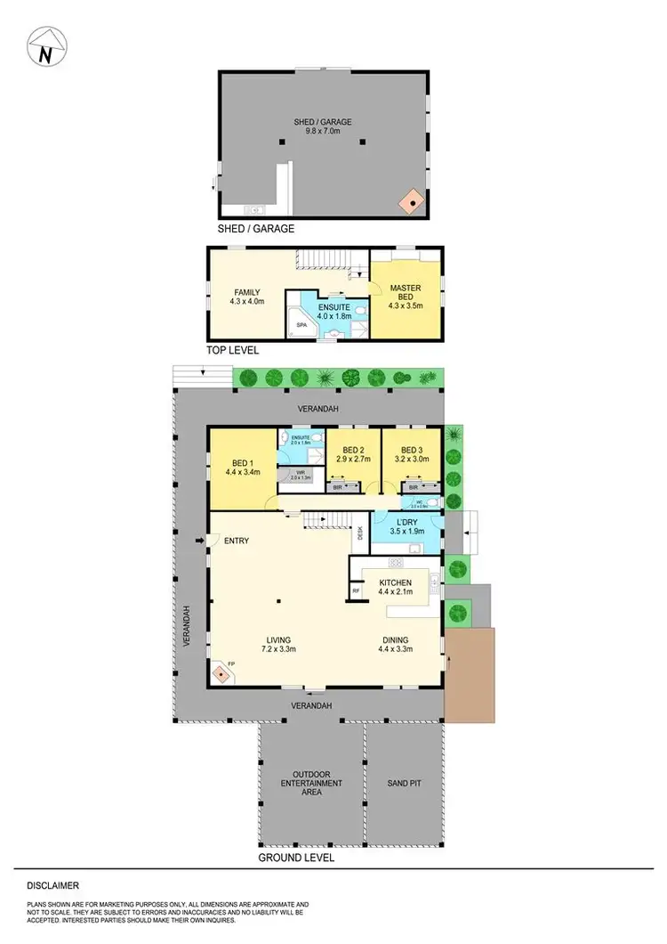 Floorplan of Homely rural property listing, 37 Briardale Avenue, Enfield VIC 3352