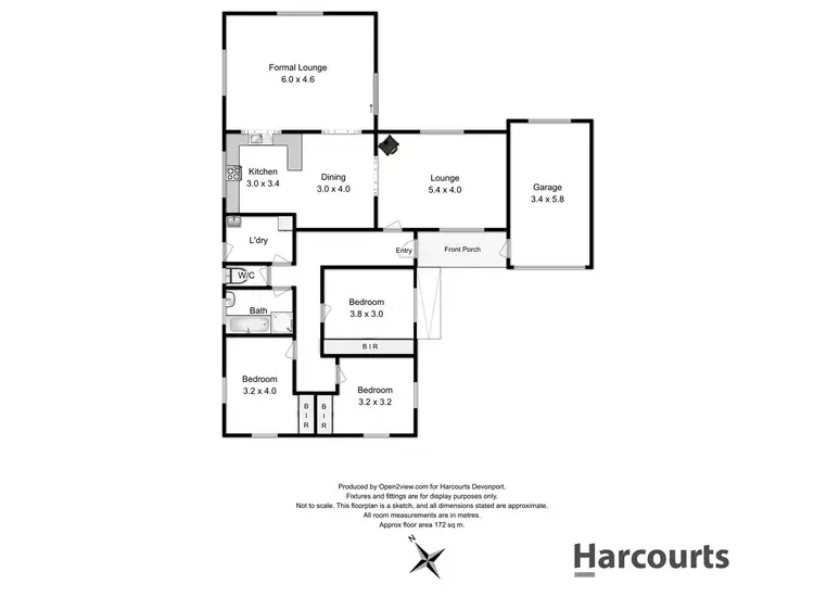 Floorplan of Homely house listing, 15 Roberts Court, Devonport TAS 7310