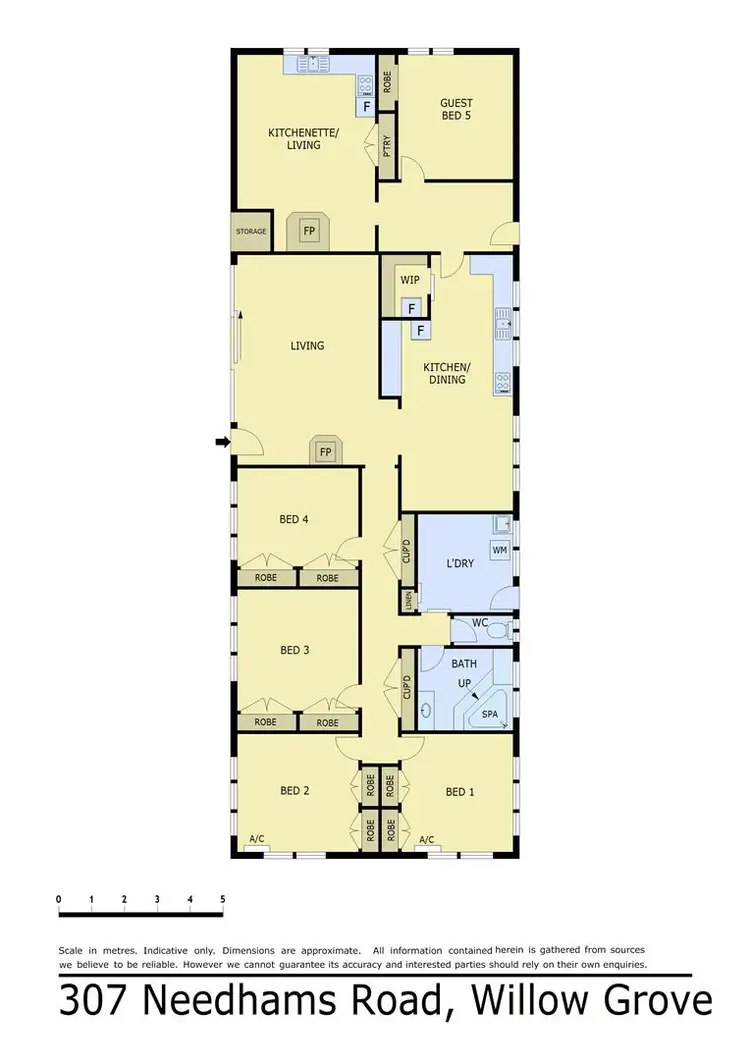 Floorplan of Homely rural property listing, 307 Needhams Road, Willow Grove VIC 3825