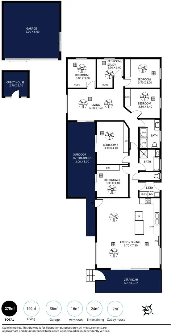 Floorplan of Homely house listing, 19 Ferguson Road, Goolwa Beach SA 5214