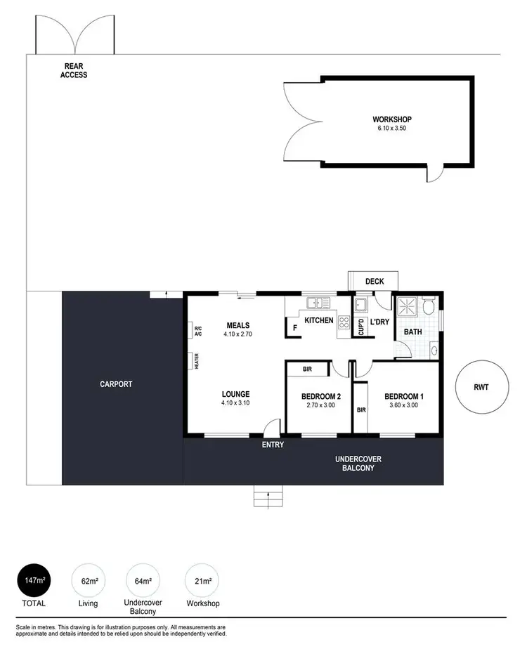 Floorplan of Homely house listing, 12 Avoca Street, Goolwa SA 5214
