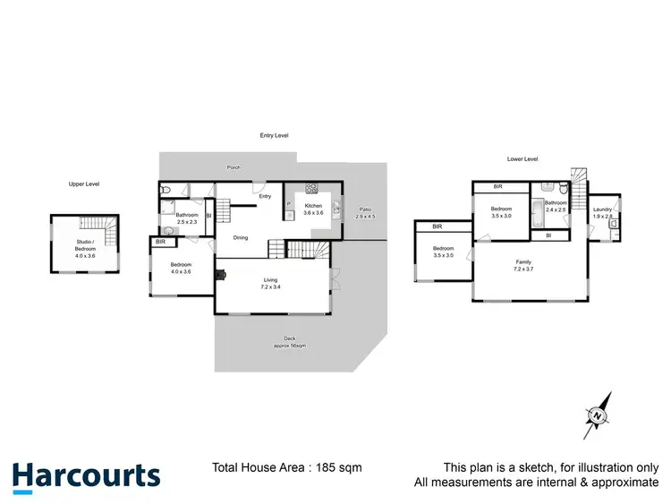 Floorplan of Homely house listing, 41 Liverpool Crescent, West Hobart TAS 7000