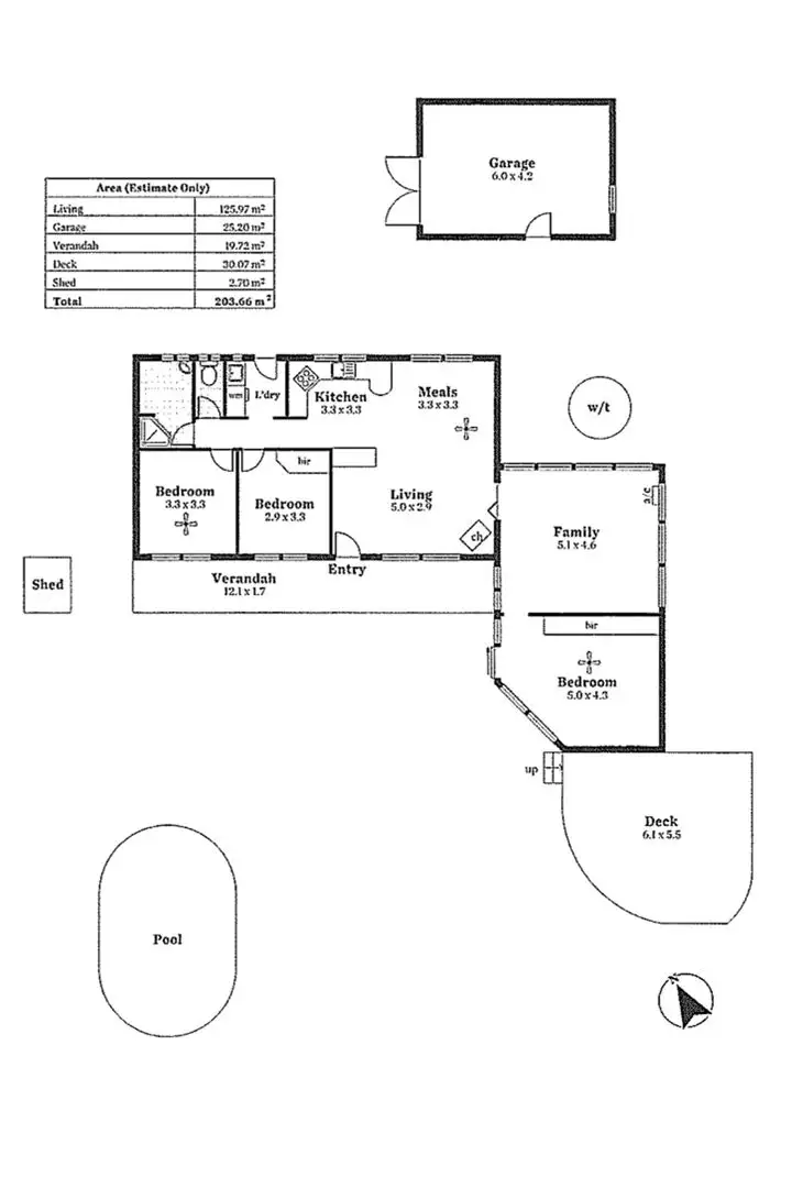 Floorplan of Homely house listing, 32 Marianna Street, Echunga SA 5153