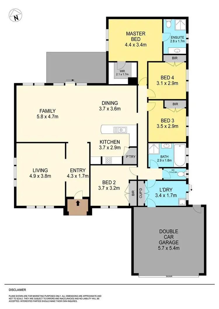 Floorplan of Homely house listing, 186 Cuthberts Road, Alfredton VIC 3350