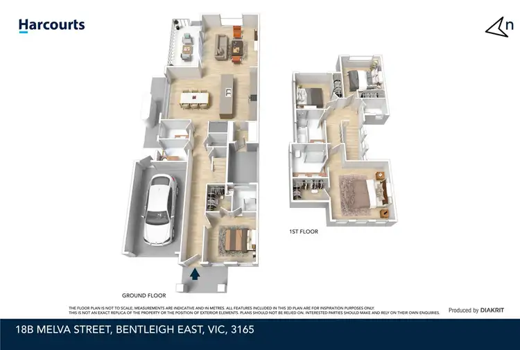 Floorplan of Homely townhouse listing, 18B Melva Street, Bentleigh East VIC 3165