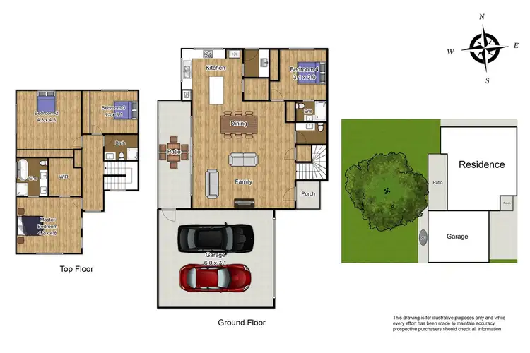 Floorplan of Homely townhouse listing, 2/3 Fairway Avenue, Mount Waverley VIC 3149