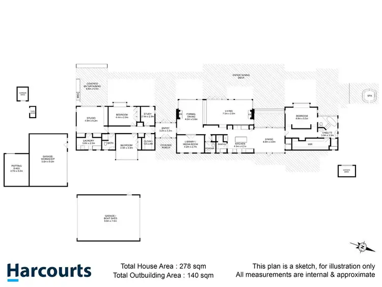 Floorplan of Homely house listing, 6855 Channel Highway, Gardners Bay TAS 7112