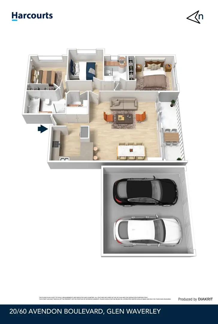 Floorplan of Homely apartment listing, 20/60 Avendon Boulevard, Glen Waverley VIC 3150