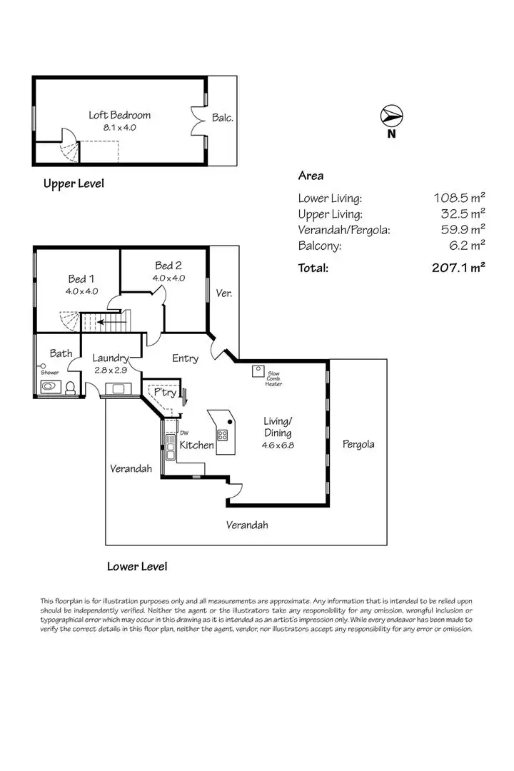 Floorplan of Homely house listing, 30 Luck Street, Macclesfield SA 5153